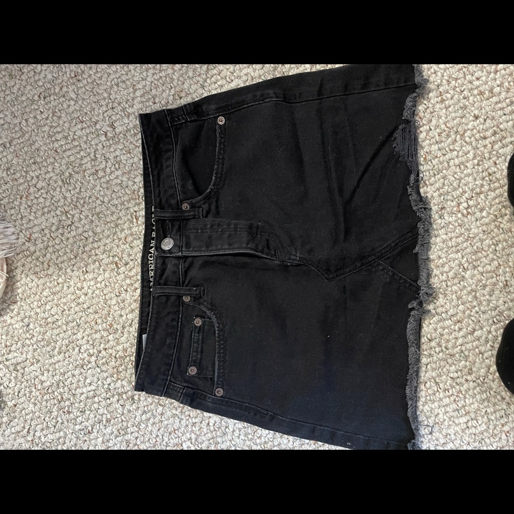 American Eagle Outfitters black Jean skirt